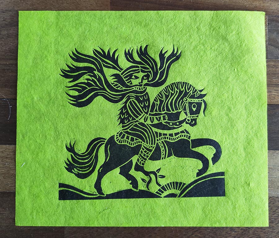 Green Man rider mimi butler