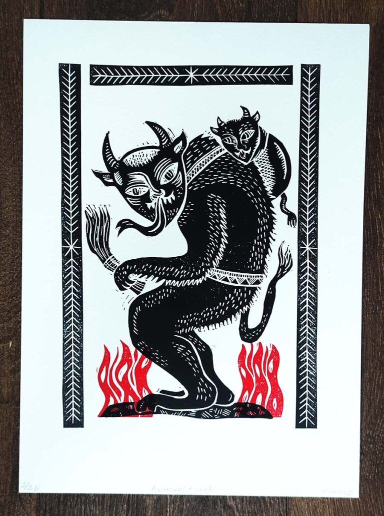 krampus and child mimi butler