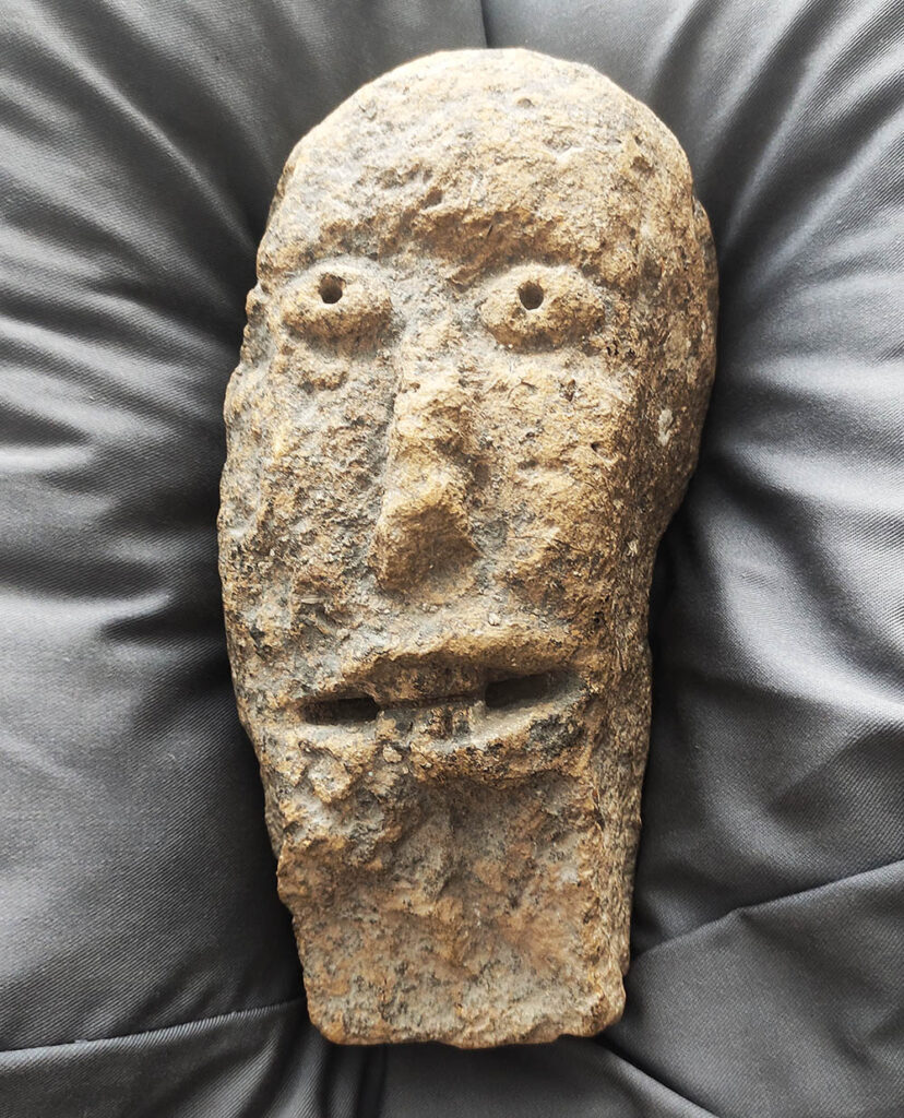Stone head of Wilmington